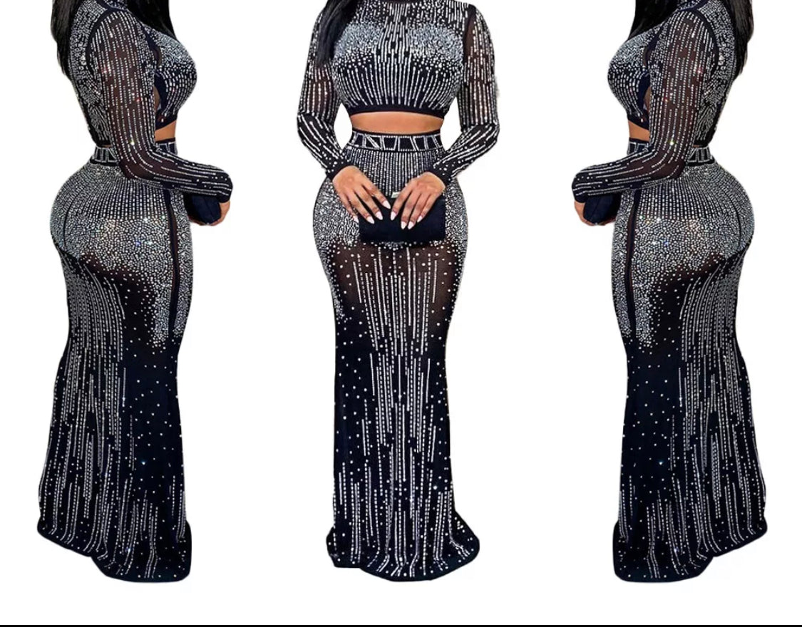 Black Ice Two Piece Set